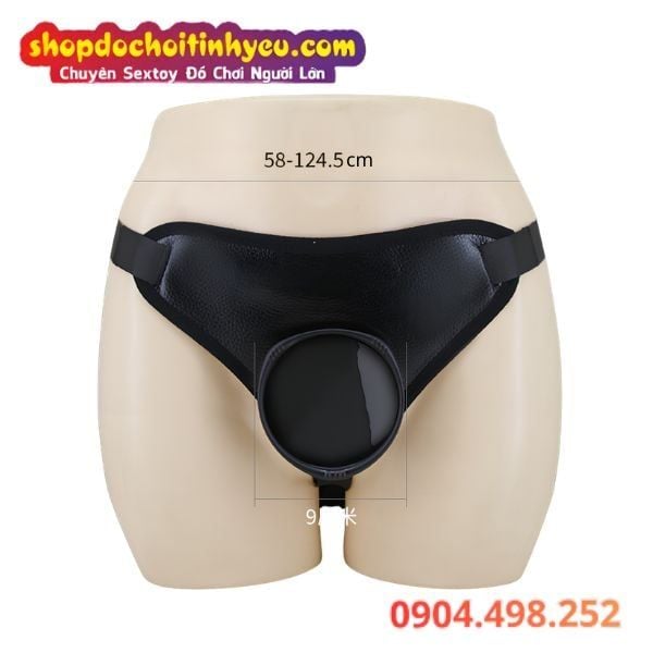 Strap On Quần Dây Có Mặt Phẳng Đế Hút Gắn Dương Vật Giả