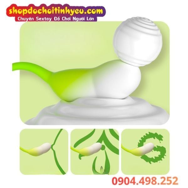 Trứng Rung Chồi Non 9 Chế Độ Điều Khiển App SPRING BUDS