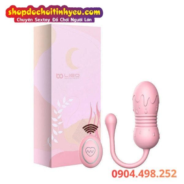 Trứng Rung Thụt Dạng Kem Chảy Điều Khiển Không Dây LIBO