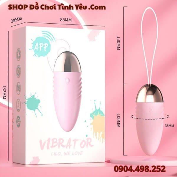 Trứng rung tình yêu LiLo điều khiển từ xa bằng APP điện thoại