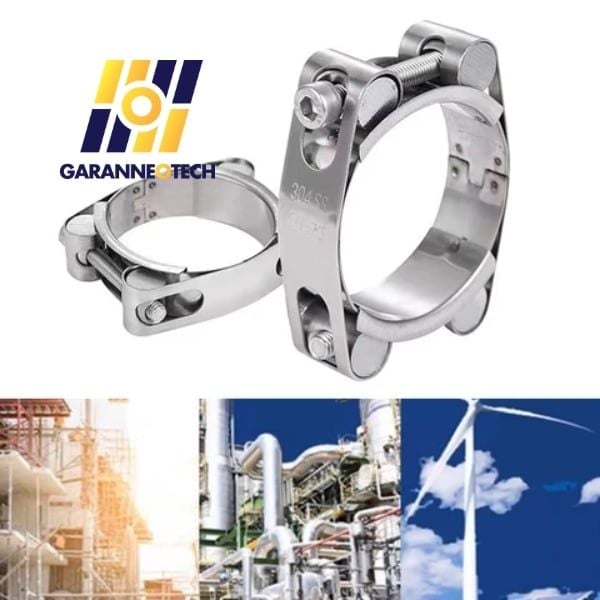 Đai siết ống inox 304 hai đầu