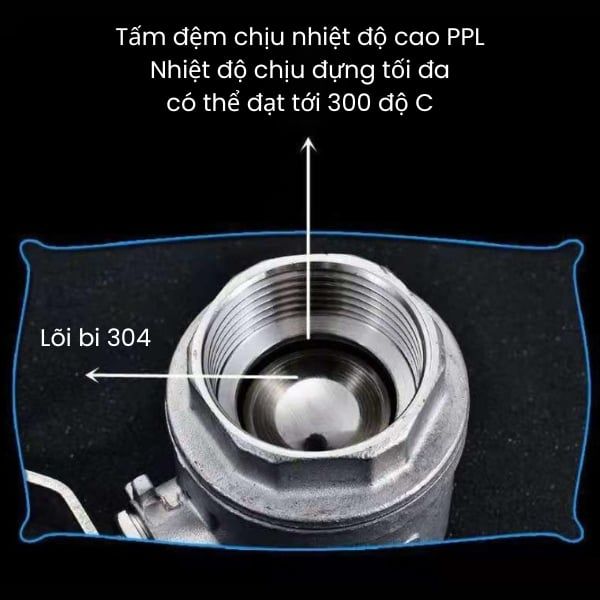 Van bi chịu nhiệt độ cao