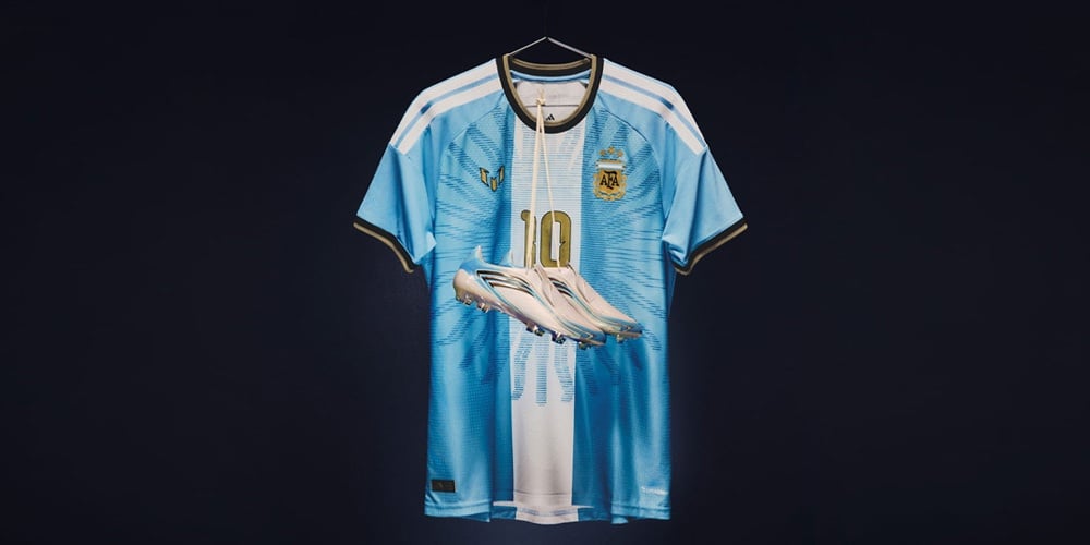 ADIDAS RA MẮT ÁO ĐẤU ĐẶC BIỆT TRI ÂN SỰ NGHIỆP HUYỀN THOẠI CỦA MESSI CÙNG ARGENTINA