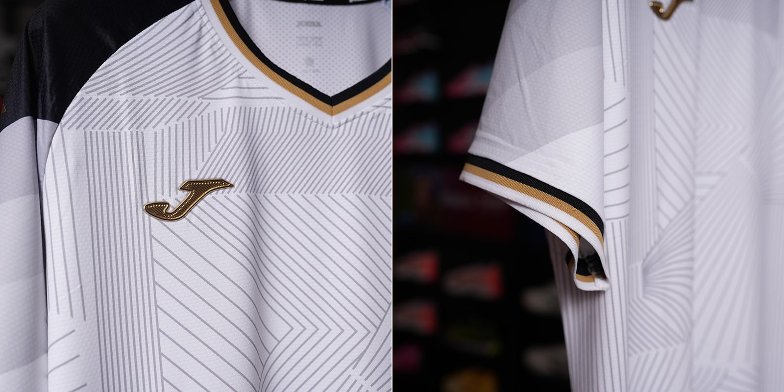 BỘ QUẦN ÁO BÓNG ĐÁ JOMA - 3145FPB105-A26 - TRẮNG/ĐEN