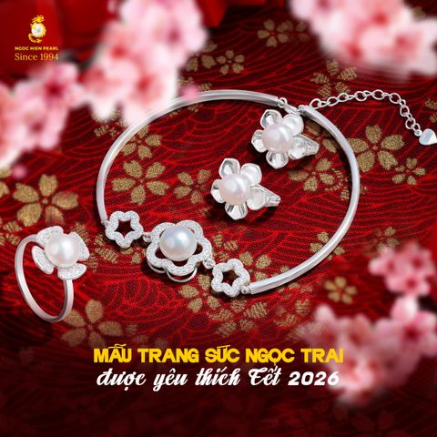 Top 5 mẫu trang sức ngọc trai được ưa chuộng vào dịp Tết 2026