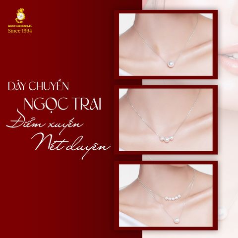 Top 4 mẫu dây chuyền ngọc trai đơn giản được yêu thích 2026