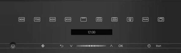 Lò vi sóng kèm nướng Miele M 7244 TC Black mặt trước