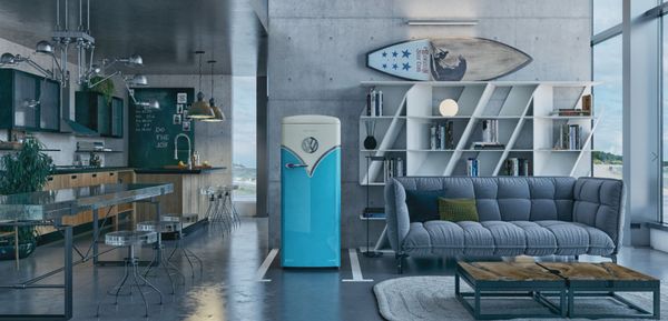 Thiết kế tủ lạnh Gorenje Retro OBRB153BL sang trọng phong cách tân cổ điển Retro