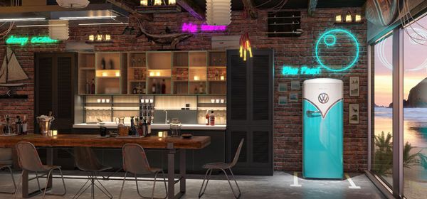 Thiết kế tủ lạnh Gorenje Retro OBRB153BL sang trọng phong cách cổ điển