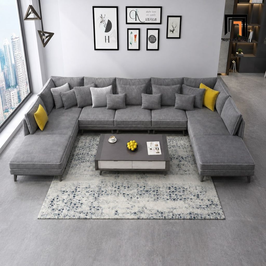 sofa dài chữ U 3m3