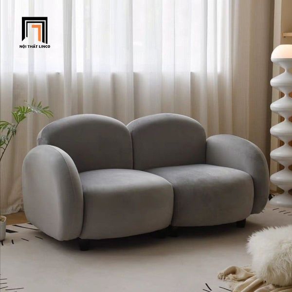 sofa băng, sofa văng, sofa nhỏ gọn, ghế sofa 1m4, sofa giá rẻ, sofa băng trang trí tiệm shop, sofa cong