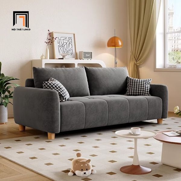 sofa, ghế sofa, sofa băng 1m8, sofa băng màu cam, sofa băng xinh xắn, sofa băng phòng khách nhỏ gọn