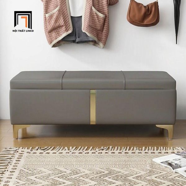 sofa, ghế sofa, sofa đôn sảnh chờ, sofa đôn có hộp để đồ xám ghi