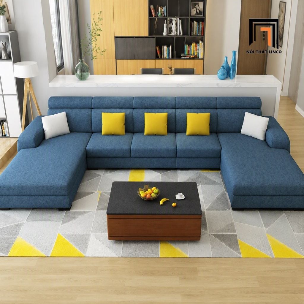 sofa chữ U dài 3m4 giá rẻ