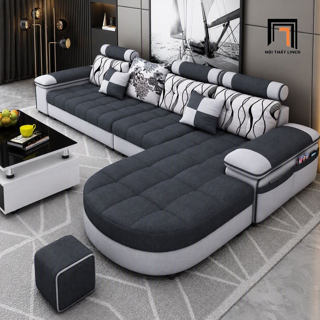 sofa dài 3m6 sang trọng cho gia đình