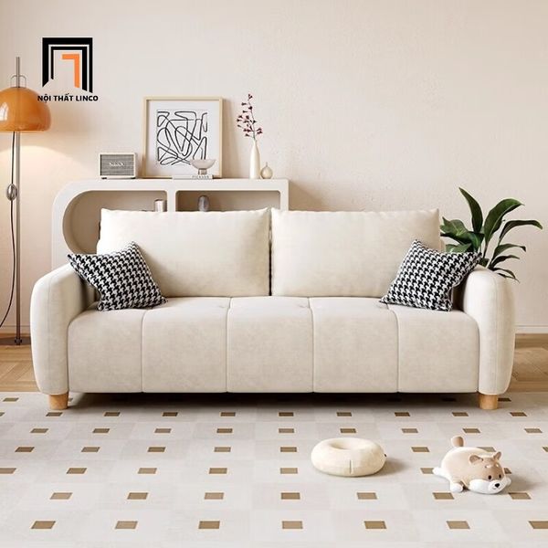 sofa, ghế sofa, sofa băng 1m8, sofa băng màu cam, sofa băng xinh xắn, sofa băng phòng khách nhỏ gọn