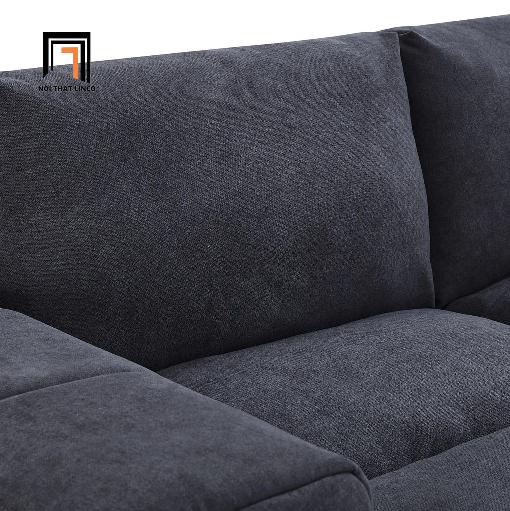 sofa dài chữ U 3m vải nỉ phòng khách