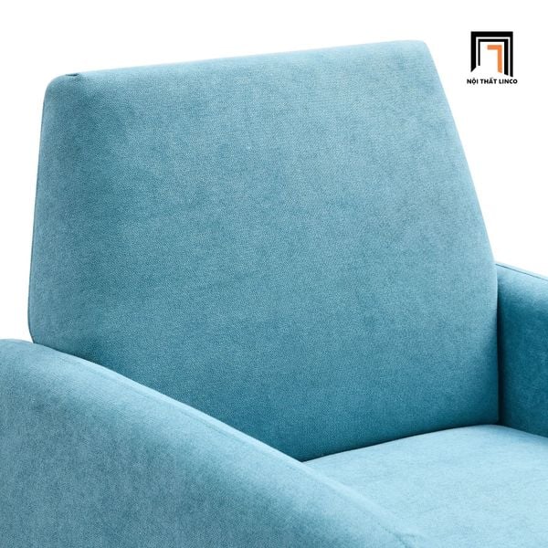 sofa, ghế sofa, sofa đơn xanh dương, sofa đơn vải nỉ mềm, sofa đơn phòng khách gia đình, sofa đơn giá rẻ