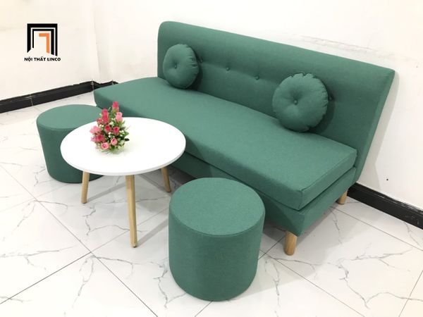 sofa, ghế sofa, sofa băng 1m7, bộ ghế sofa giá rẻ, bộ ghế sofa nhỏ gọn, sofa băng chờ xinh xắn, ghế sofa màu xanh ngọc