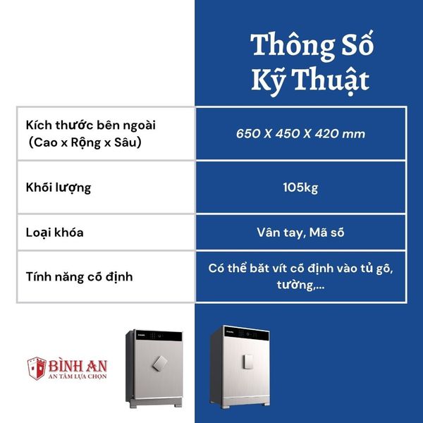 Két sắt PHILIPS SBX701-6B0 Với Thiết Kế Lót Da Cao Cấp