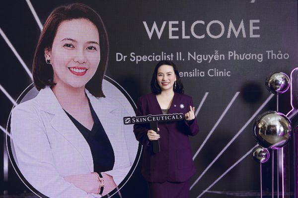 ThS.BS.CKII Nguyễn Phương Thảo gây chú ý tại SkinCeuticals Master Physician Vietnam 2026 với báo cáo về Longevity & AI