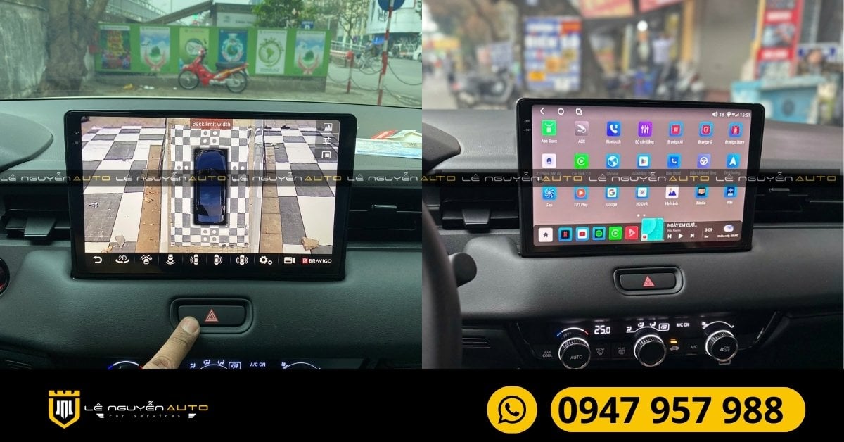 Có nên lắp màn hình liền camera 360 Honda Hrv không?