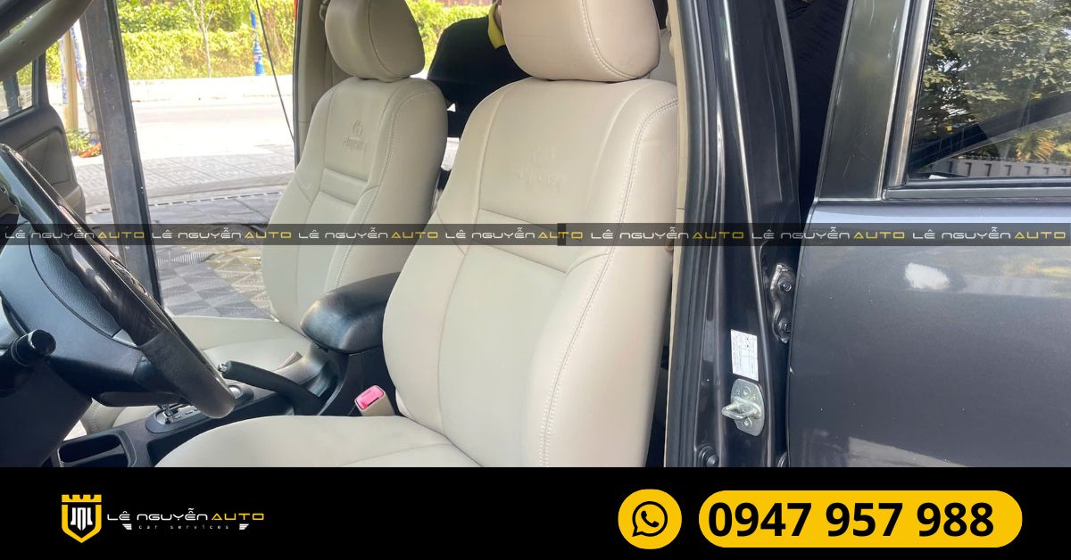 Những lưu ý khi chọn bọc ghế da Nappa cho Fortuner 2015