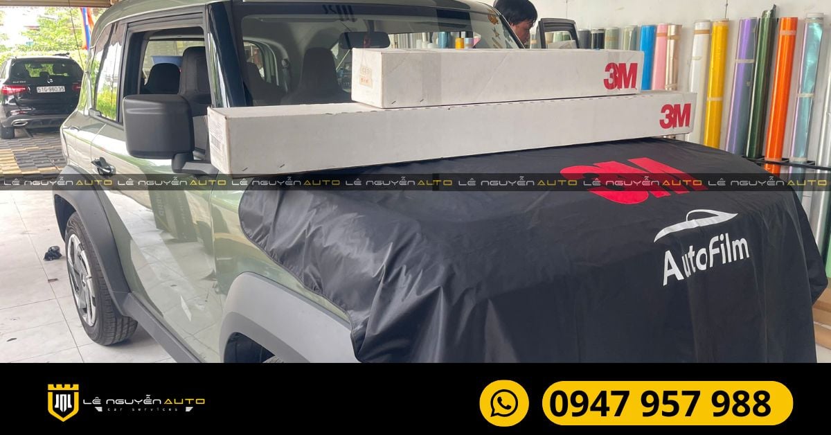Trải nghiệm thực tế sau khi dán 3M BLK cho VF3