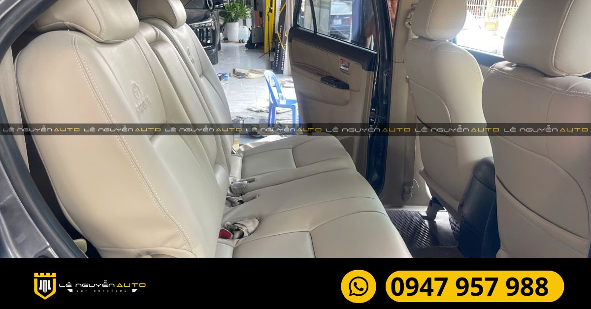 Ưu điểm khi bọc ghế da Nappa cho Fortuner 2015
