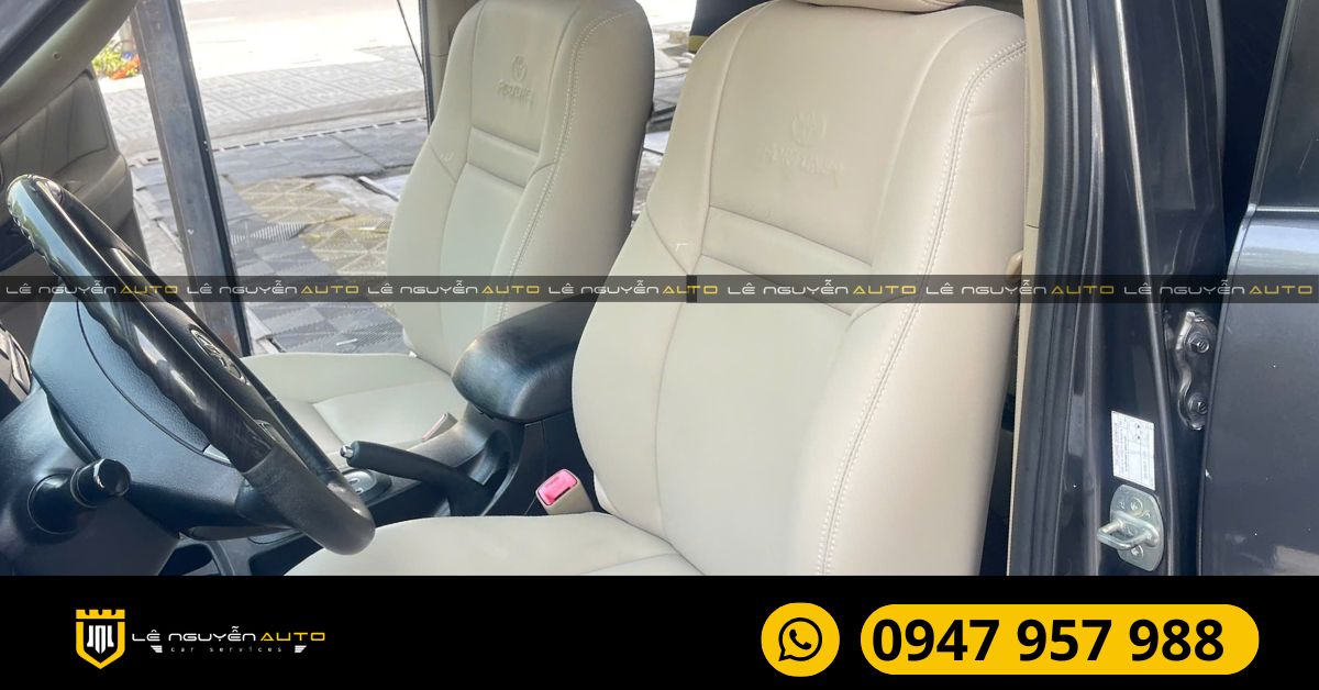 Vì sao nên bọc ghế da Nappa cho Fortuner 2015?