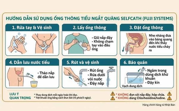 ống thông tiểu ngắt quãng Selfcath