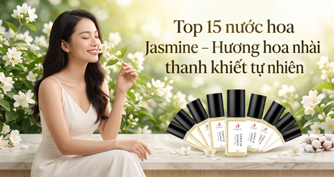 Top 15 nước hoa Jasmine – Hương hoa nhài thanh khiết tự nhiên