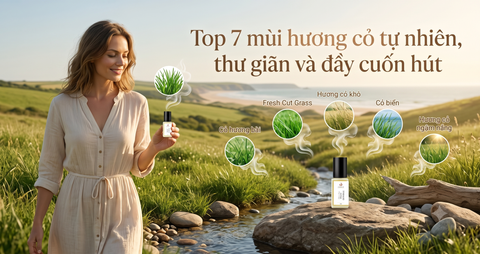 Top 7 mùi hương cỏ tự nhiên, thư giãn và đầy cuốn hút