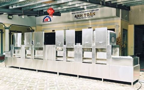 Máy rửa bát băng truyền có module sấy khô tới Đông Hưng, Hưng Yên