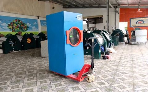 Máy sấy CN nhật bãi 20kg đến Kiến Xương, Thái Bình