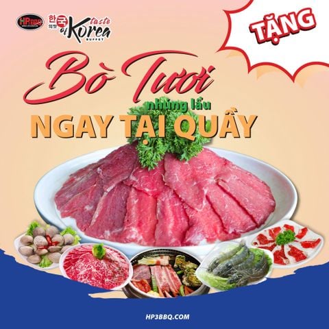 🥩 SIÊU PHẨM MÓN TẶNG: BÒ TƯƠI NHÚNG LẨU