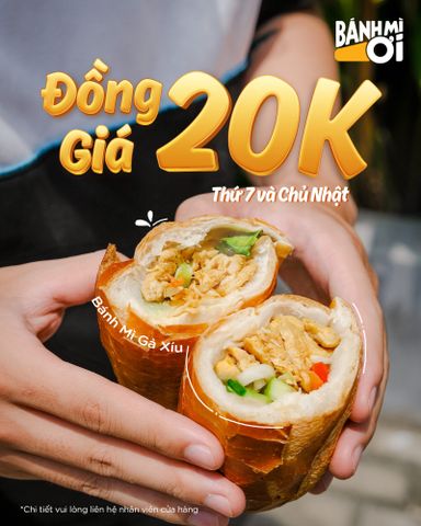 BÁNH MÌ ƠI - THÔNG TIN ƯU ĐÃI THÁNG 10/2025