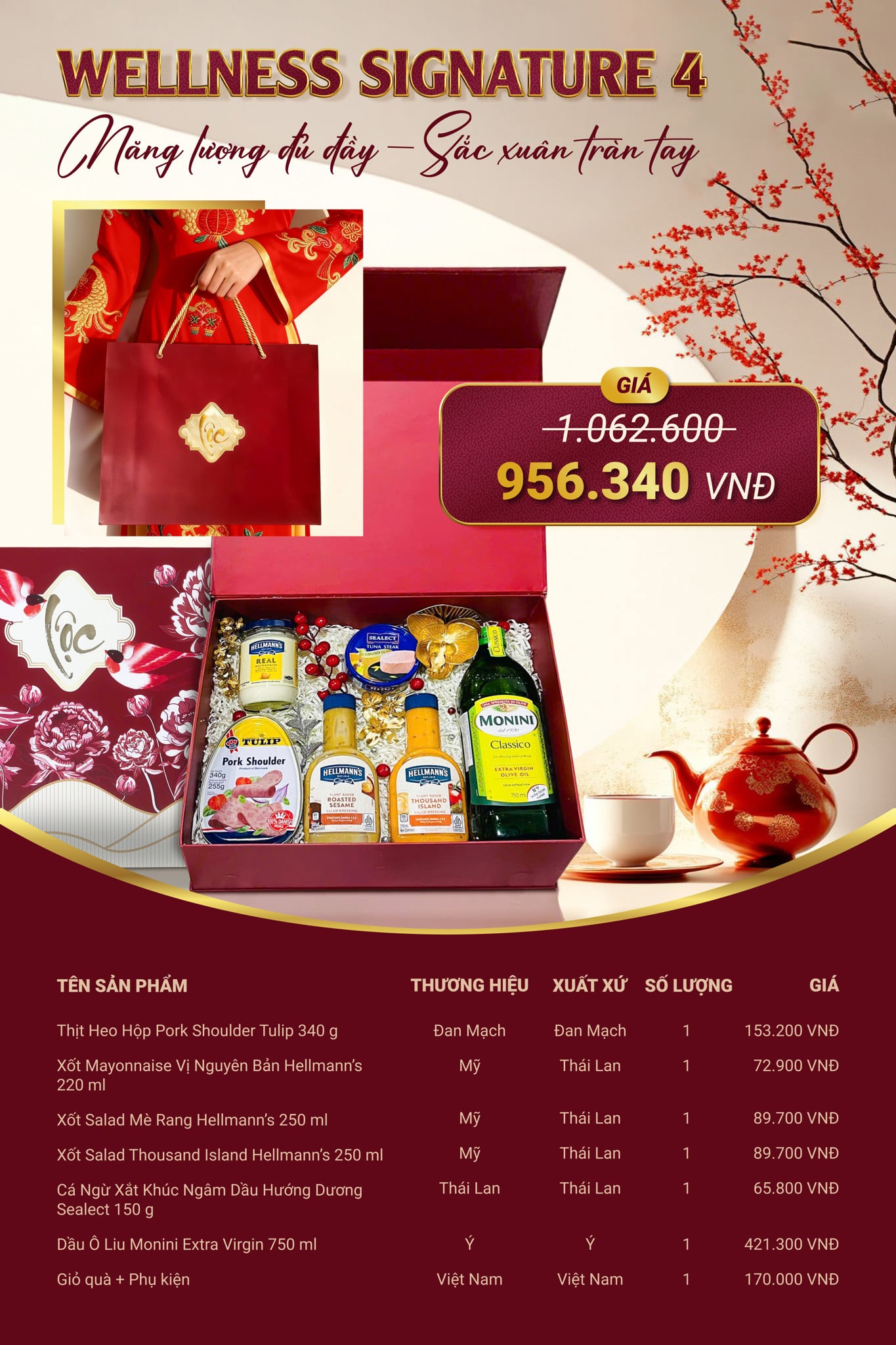 Hộp Quà Tết “WELLNESS SIGNATURE 4”