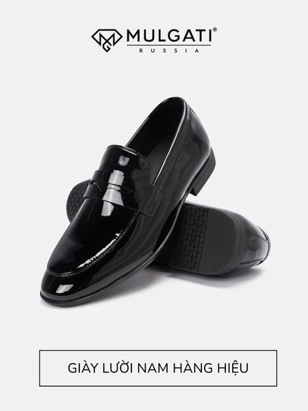 Đường may giày loafers Mulgati MU65098-KB tinh xảo