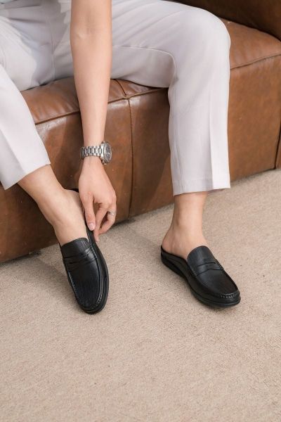 Giày lười nam phù hợp đi mưa nhẹ