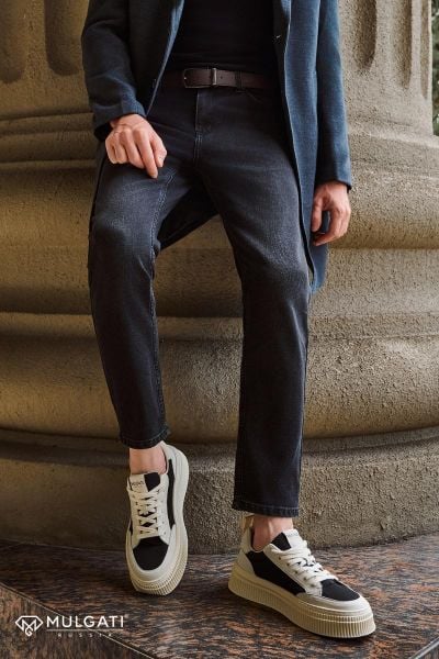 Giày Sneaker độn đế nam phong cách trẻ trung