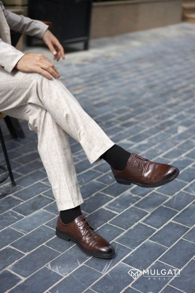 Giày Derby Oxford có lớp chống ẩm đi mưa