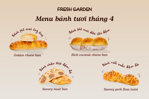 KHÁM PHÁ BST BÁNH TƯƠI MỚI THÁNG 4/2026 TỪ FRESH GARDEN