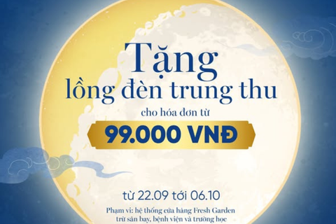 Tặng đèn lồng Trung thu