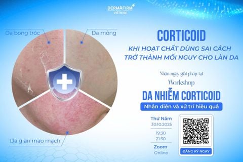 CORTICOID – KHI HOẠT CHẤT DÙNG SAI CÁCH TRỞ THÀNH MỐI NGUY CHO LÀN DA