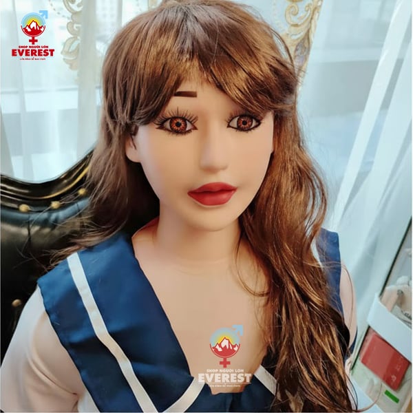 Búp bê tình dục bơm hơi Sophia miệng mở dáng ngồi cao cấp