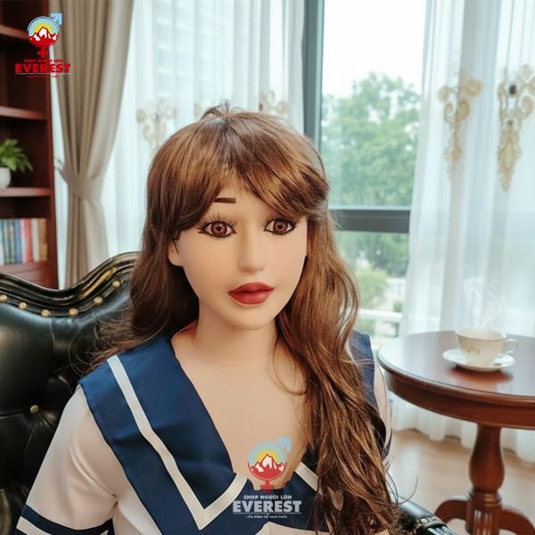 Búp bê tình dục bơm hơi Sophia miệng mở dáng ngồi cao cấp