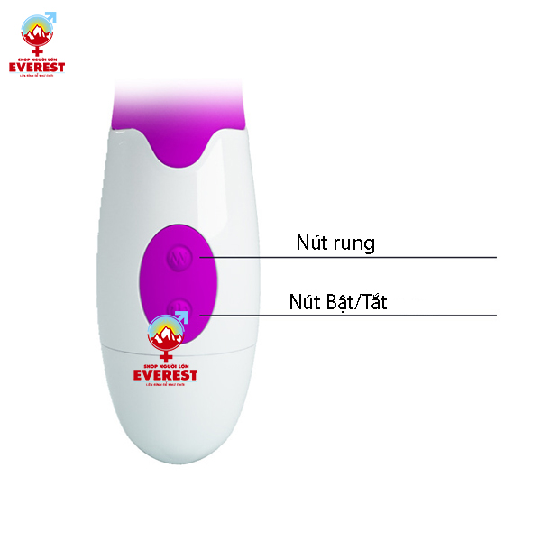 Dương vật giả cầm tay giá rẻ Pretty Love Pete 30 tần số rung