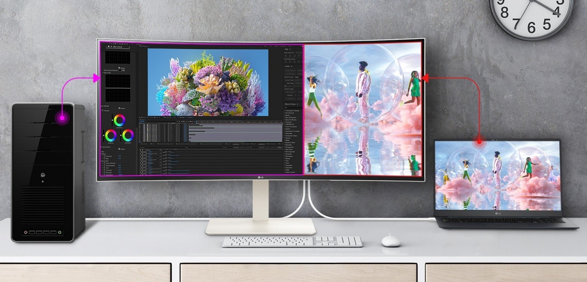 Màn hình LG 38WR85QC-W – Đa nhiệm thông minh với Dual Controller & KVM