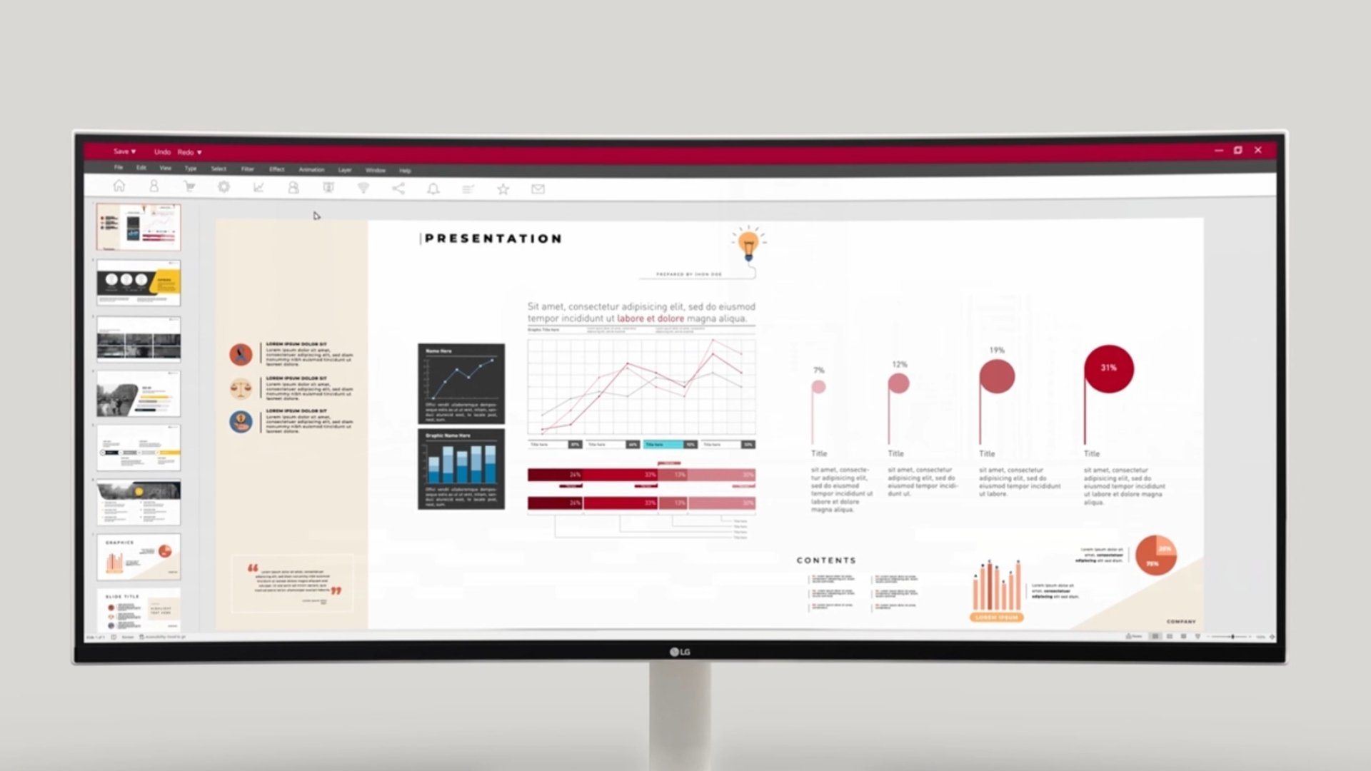 Màn hình LG 38WR85QC-W – Thiết kế cong tinh tế, viền mỏng sang trọng
